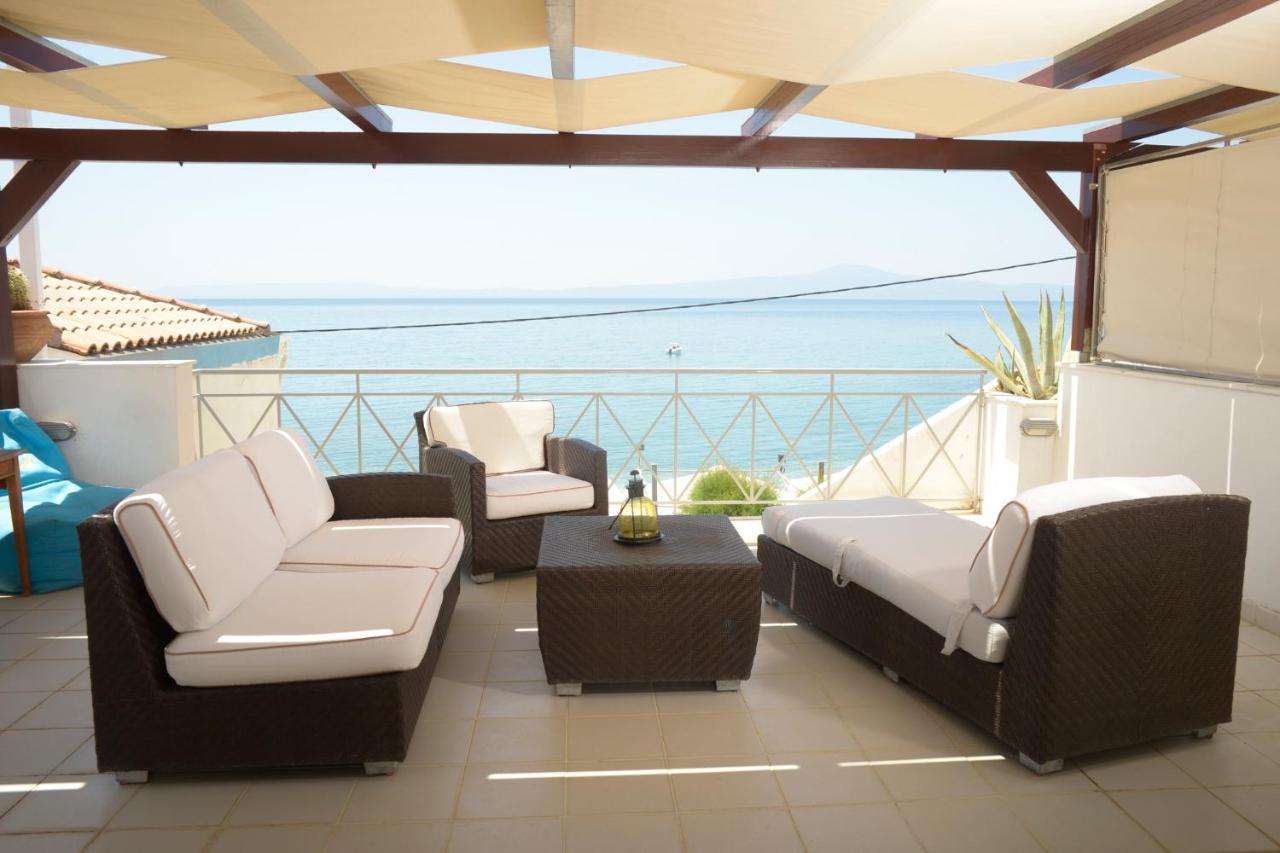 Apartament Agali 2 Superior Mezonet Front Of The Sea Akrogiali Zewnętrze zdjęcie
